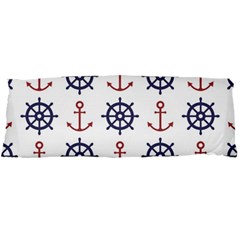 Nautical Seamless Pattern Body Pillow Case Dakimakura (two Sides) by Vaneshart