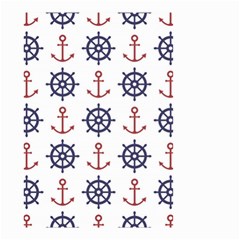 Nautical Seamless Pattern Small Garden Flag (two Sides) by Vaneshart