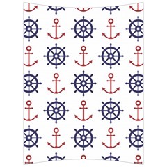 Nautical Seamless Pattern Back Support Cushion by Vaneshart