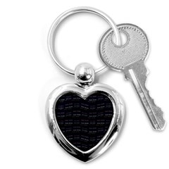 Sweet Dreams Phrase Motif Typographic Pattern Key Chain (heart) by dflcprintsclothing