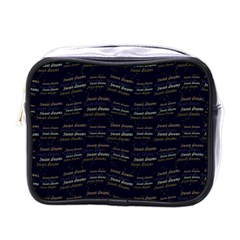 Sweet Dreams Phrase Motif Typographic Pattern Mini Toiletries Bag (one Side) by dflcprintsclothing