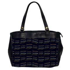 Sweet Dreams Phrase Motif Typographic Pattern Oversize Office Handbag (2 Sides) by dflcprintsclothing