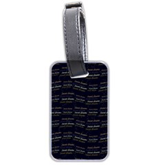 Sweet Dreams Phrase Motif Typographic Pattern Luggage Tag (two Sides) by dflcprintsclothing