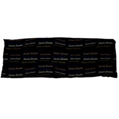 Sweet Dreams Phrase Motif Typographic Pattern Body Pillow Case (dakimakura)