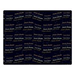 Sweet Dreams Phrase Motif Typographic Pattern Double Sided Flano Blanket (Large)  80 x60  Blanket Front