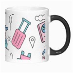 Transportation Seamless Pattern Morph Mugs Right