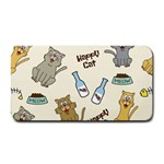 Happy Cats Pattern Background Medium Bar Mats 16 x8.5  Bar Mat