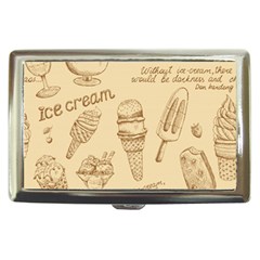 Ice Cream Vintage Pattern Cigarette Money Case