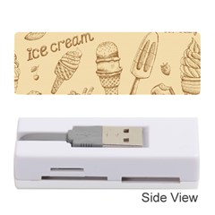 Ice Cream Vintage Pattern Memory Card Reader (stick)