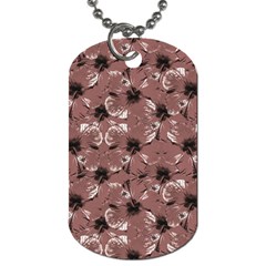 Hibiscus Flowers Collage Pattern Design Dog Tag (one Side) by dflcprintsclothing