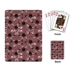 Hibiscus Flowers Collage Pattern Design Playing Cards Single Design (rectangle) by dflcprintsclothing