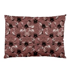 Hibiscus Flowers Collage Pattern Design Pillow Case by dflcprintsclothing