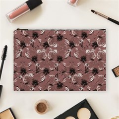 Hibiscus Flowers Collage Pattern Design Cosmetic Bag (large) by dflcprintsclothing