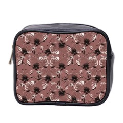 Hibiscus Flowers Collage Pattern Design Mini Toiletries Bag (two Sides) by dflcprintsclothing