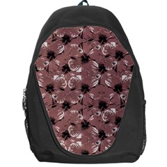 Hibiscus Flowers Collage Pattern Design Backpack Bag