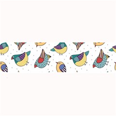 Seamless Pattern With Hand Drawn Bird Black Large Bar Mats by Vaneshart