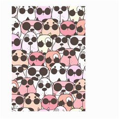 Cute Dog Seamless Pattern Background Large Garden Flag (two Sides) by Vaneshart