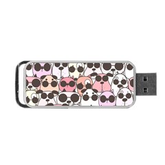 Cute Dog Seamless Pattern Background Portable Usb Flash (one Side) by Vaneshart