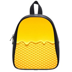 Sweet Honey Drips With Honeycomb School Bag (small) by Vaneshart