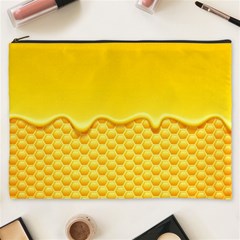 Sweet Honey Drips With Honeycomb Cosmetic Bag (xxxl) by Vaneshart