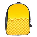 Sweet Honey Drips With Honeycomb School Bag (XL) Front