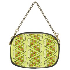 Pizza Fast Food Pattern Seamles Design Background Chain Purse (two Sides) by Vaneshart