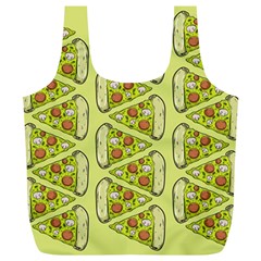 Pizza Fast Food Pattern Seamles Design Background Full Print Recycle Bag (xl) by Vaneshart