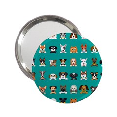 Different Type Vector Cartoon Dog Faces 2 25  Handbag Mirrors by Vaneshart