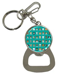 Different Type Vector Cartoon Dog Faces Bottle Opener Key Chain by Vaneshart