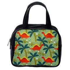 Cute Colorful Dinosaur Seamless Pattern Classic Handbag (one Side) by Vaneshart