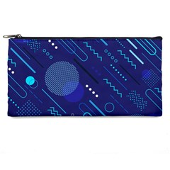 Classic Blue Background Abstract Style Pencil Cases by Vaneshart