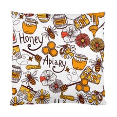 Honey Seamless Pattern Standard Cushion Case (one Side)