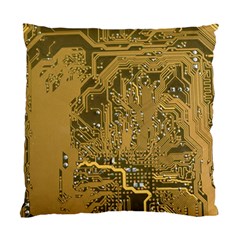 Pcb Printed Circuit Board Standard Cushion Case (one Side) by Vaneshart