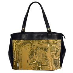 Pcb Printed Circuit Board Oversize Office Handbag (2 Sides) by Vaneshart