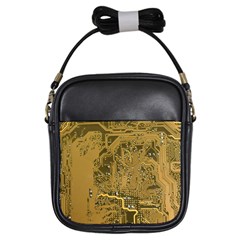 Pcb Printed Circuit Board Girls Sling Bag by Vaneshart