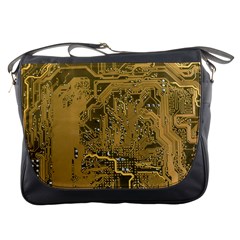 Pcb Printed Circuit Board Messenger Bag by Vaneshart