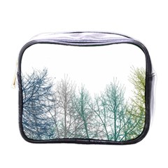 Multicolor Graphic Botanical Print Mini Toiletries Bag (one Side)