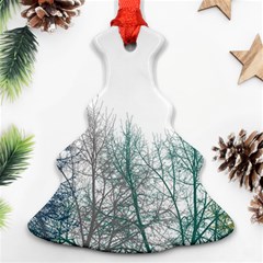 Multicolor Graphic Botanical Print Ornament (christmas Tree) 