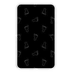 Neon Style Black And White Footprints Motif Pattern Memory Card Reader (rectangular) by dflcprintsclothing