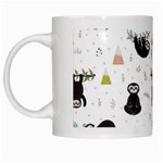 Cute sloths White Mugs Left