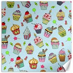 Cupcake Doodle Pattern Canvas 20  x 20  19 x19.27  Canvas - 1