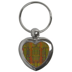 Colors From The Sea Decorative Key Chain (heart) by pepitasart