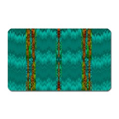 Shimmering Colors From The Sea Decorative Magnet (rectangular) by pepitasart