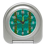 Shimmering Colors From The Sea Decorative Travel Alarm Clock Front