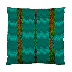 Shimmering Colors From The Sea Decorative Standard Cushion Case (two Sides) by pepitasart