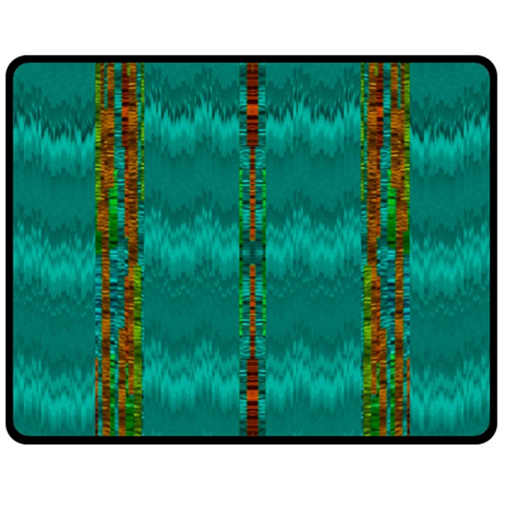 Shimmering Colors From The Sea Decorative Fleece Blanket (Medium) 