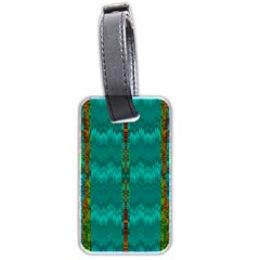 Shimmering Colors From The Sea Decorative Luggage Tag (two Sides) by pepitasart