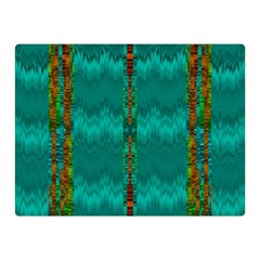 Shimmering Colors From The Sea Decorative Double Sided Flano Blanket (mini)  by pepitasart