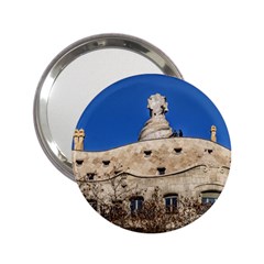 Gaudi, La Pedrera Building, Barcelona - Spain 2 25  Handbag Mirrors by dflcprintsclothing