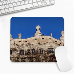 Gaudi, La Pedrera Building, Barcelona - Spain Large Mousepads by dflcprintsclothing